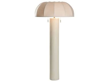 Wildwood Perruche 61" Tall Textured Cream White Floor Lamp WL61391