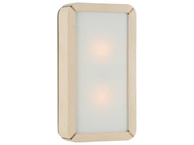 Wildwood Oak Island 2-Light Taupe Antique Brass Wall Sconce WL67500