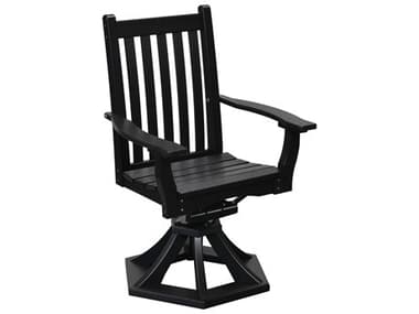 Wildridge Classic Recycled Plastic Swivel Rocker Dining Arm Chair WLRLCC255
