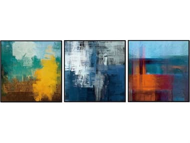 Whiteline Modern Living Terra 3-Piece Canvas Wall Art WMLAW1849