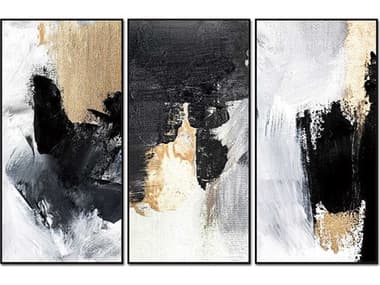 Whiteline Modern Living Inez 3-Piece Canvas Wall Art WMLAW1851