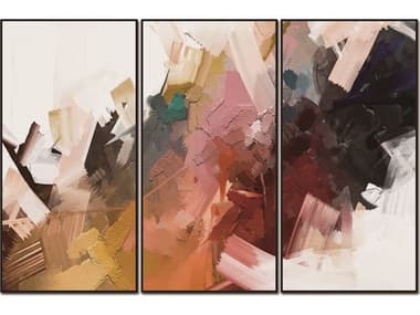 Whiteline Modern Living Luz 3-Piece Canvas Wall Art WMLAW1855