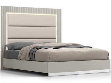 Whiteline Modern Living Chloe Grey King Platform Bed WMLBK1888GRY