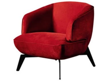 Whiteline Modern Living Mersin Red Velvet Accent Chair WMLCH1756FRED