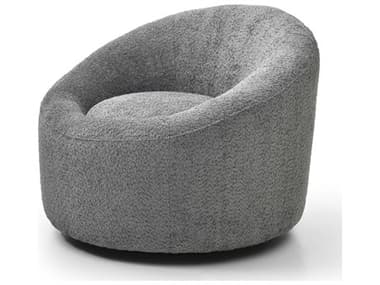 Whiteline Modern Living Perla Swivel Gray Accent Chair WMLCH2009FDGRY