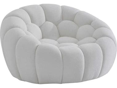 Whiteline Modern Living Nest White Accent Chair WMLCH2044FWHT