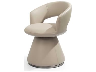 Whiteline Modern Living Portofino Beige Faux Leather Arm Dining Chair WMLDAC2040PLGRY