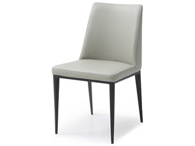 Whiteline Modern Living Carrie Gray Faux Leather Armless Dining Chair WMLDC1478PLGRY