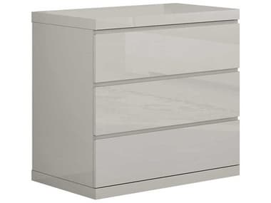 Whiteline Modern Living Anna 3-Drawers Gray Nightstand WMLDR1207SLGRY