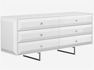 Whiteline Modern Living Abrazo 6-Drawers Double Dresser WMLDR1356DWHT
