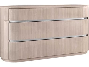 Whiteline Modern Living Waves 6-Drawers Double Dresser WMLDR1753BEI