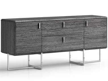 Whiteline Modern Living Chloe 4-Drawers Gray Dresser WMLDR1888GRY
