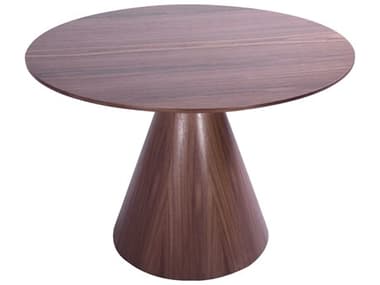 Whiteline Modern Living Kira Round Wood Brown Dining Table WMLDT1428WLT