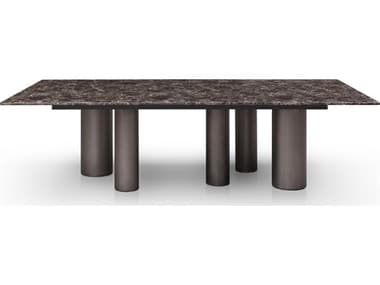 Whiteline Modern Living Envie Rectangular Marble Brown Dining Table WMLDT1821DEMP