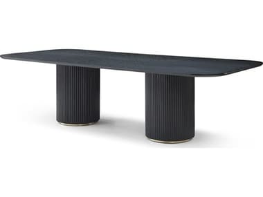 Whiteline Modern Living Heidi Rectangular Wood Black Dining Table WMLDT1842BLK