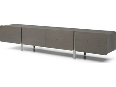 Whiteline Modern Living Elena 95" Ash Wood TV Unit WMLEC2029GRY