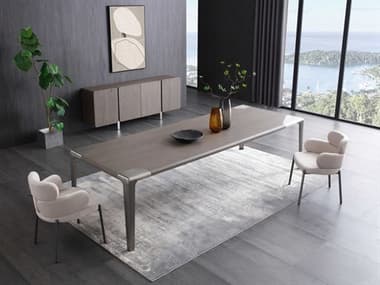 Whiteline Modern Living Elena Ash Wood Dining Room Set WMLELENADINSET
