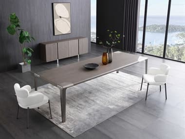 Whiteline Modern Living Elena Ash Wood Dining Room Set WMLELENADINSET2