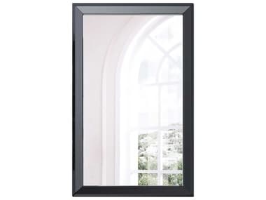 Whiteline Modern Living Abrazo Black Rectangular Wall Mirror WMLMR1356BLK