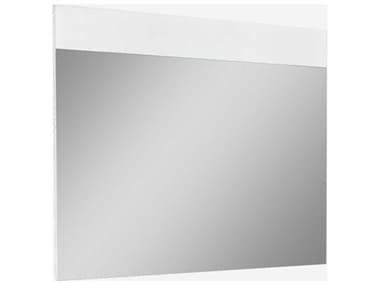 Whiteline Modern Living Malibu Grey Rectangular Wall Mirror WMLMR1367GRY