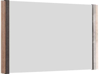 Whiteline Modern Living Richmond Brown Rectangular Wall Mirror WMLMR1467