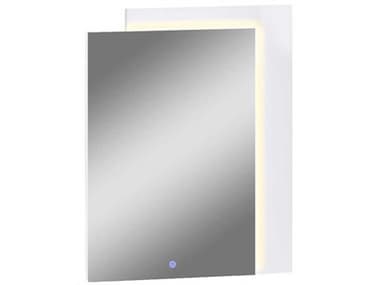 Whiteline Modern Living Damien Damien White Rectangular Dresser Mirror WMLMR2022WHT