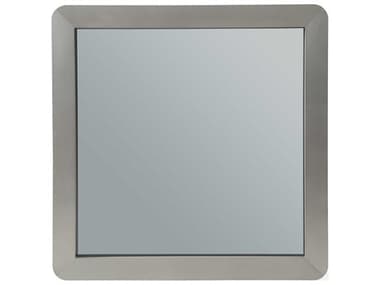 Whiteline Modern Living Elena Grey Square Wall Mirror WMLMR2029SGRY