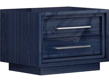 Whiteline Modern Living Alexander 2-Drawers Nightstand WMLNS1937BLU