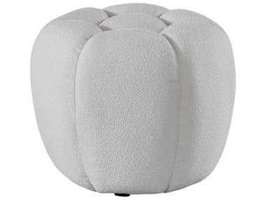 Whiteline Modern Living Nest White Upholstered Ottoman WMLOT2044FWHT