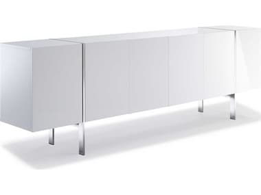 Whiteline Modern Living Struttura 95" White Sideboard WMLSB1249LWHT
