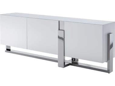 Whiteline Modern Living Blake 91" White Sideboard WMLSB1439WHT