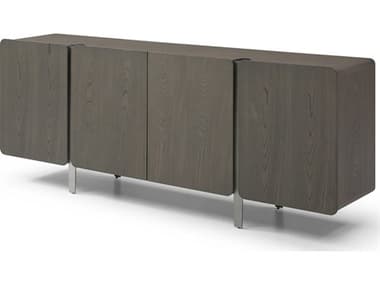 Whiteline Modern Living Elena 79" Ash Wood Grey Sideboard WMLSB2029GRY
