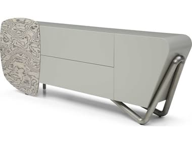 Whiteline Modern Living Anaconda 103" Maple Wood Grey Sideboard WMLSB2035GRY
