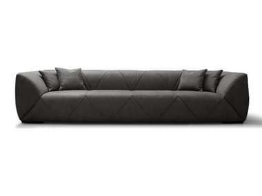 Whiteline Modern Living Quarry Dark Grey Black Upholstered Sofa WMLSO1974LDGRY
