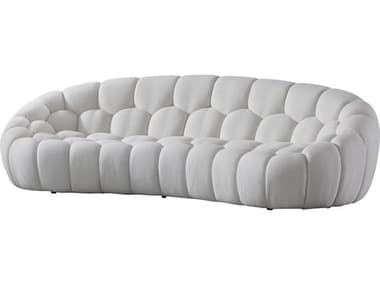 Whiteline Modern Living Nest White Upholstered Sofa WMLSO2044FWHT