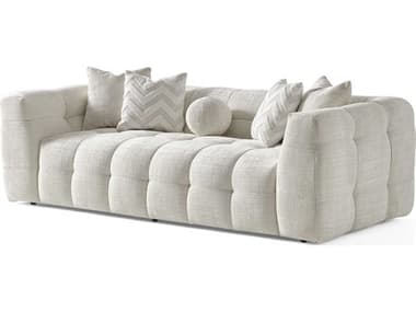 Whiteline Modern Living Cloud Beige Upholstered Sofa WMLSO2049FBEI