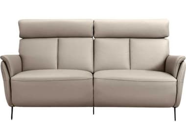 Whiteline Modern Living Beverly Light Grey Leather Sofa WMLSO2054LLGRY