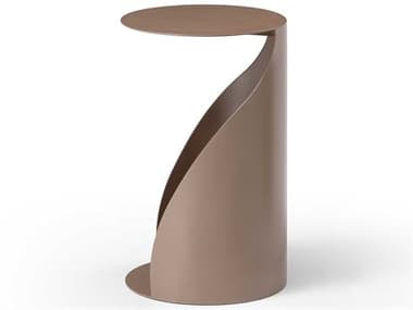 Whiteline Modern Living Willie Round Metal Gold End Table WMLST1874SGLD