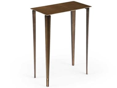 Whiteline Modern Living Nia Rectangular Metal Brushed Bronze End Table WMLST1882L