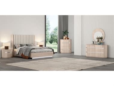 Whiteline Modern Living Waves Bedroom Set WMLWAVESBEDSET
