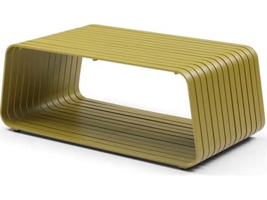 Whiteline Modern Living Outdoor Ocean Green Aluminum Rectangular Coffee Table WMOCT1925GRN