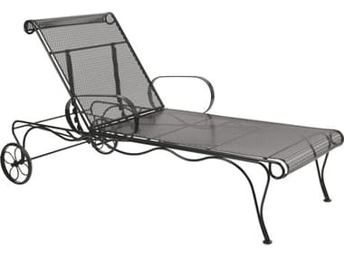 Woodard Tucson Wrought Iron Adjustable Chaise Lounge WR1G0070