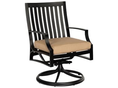 Woodard Seal Cove Aluminum Swivel Dining Arm Chair WR1X0472