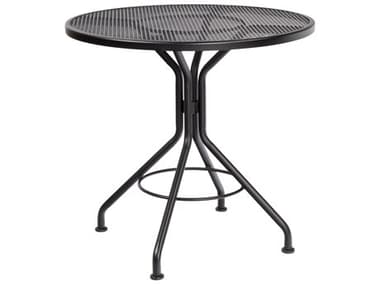 Woodard Wrought Iron Mesh 30'' Wide Round Bistro Table WR280134
