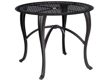 Woodard Hampton Cast Aluminum 36'' Round Dining Table with Umbrella Hole WR2G530005136