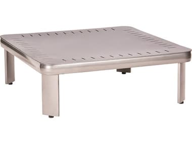 Woodard Metropolis Aluminum 32'' Wide Square Coffee Table WR3G0442