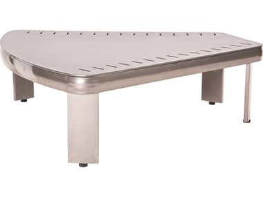 Woodard Metropolis Aluminum 36''W x 34''D Sectional Wedge Coffee Table WR3G0452