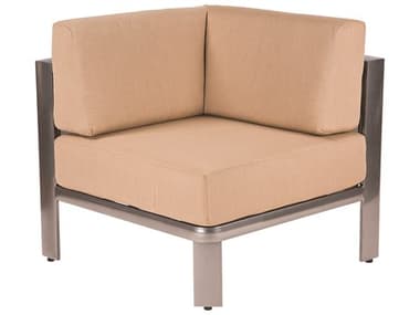Woodard Metropolis Cushion Aluminum Corner Lounge Chair WR3G0460