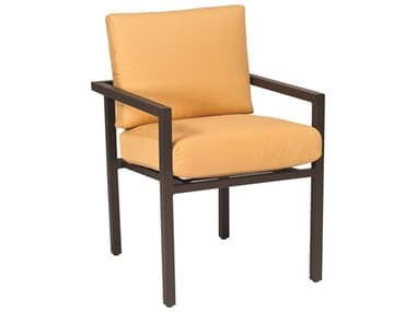 Woodard Salona Cushion By Joe Ruggiero Aluminum Stackable Dining Arm Chair WR3Z0401