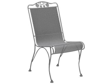 Woodard Briarwood Wrought Iron High Back Dining Side Chair WR400002